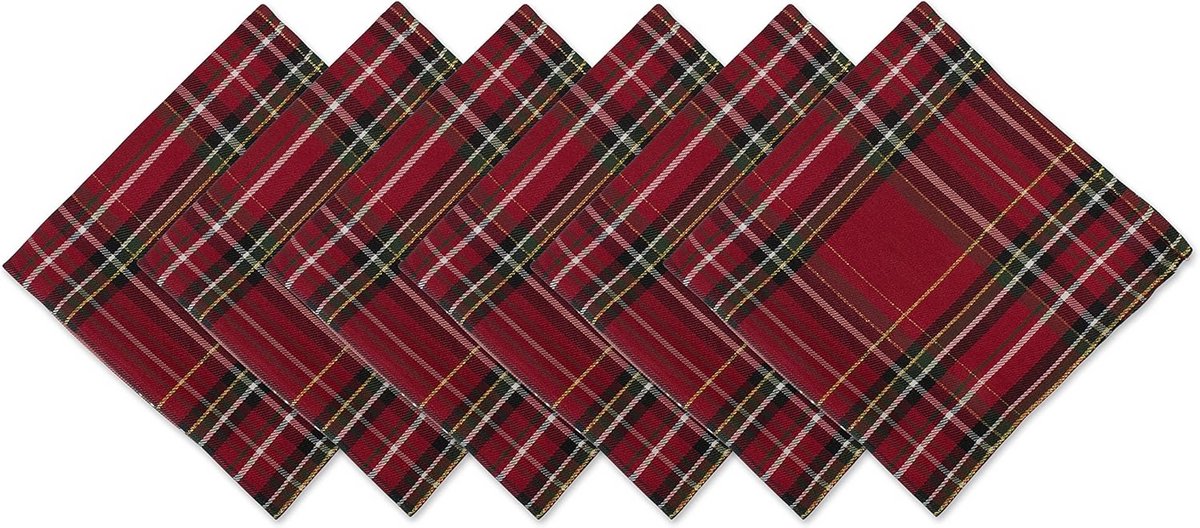 Grote Metallic Stoffen Servetten voor Dinerfeesten en Kerst - 50x50 cm