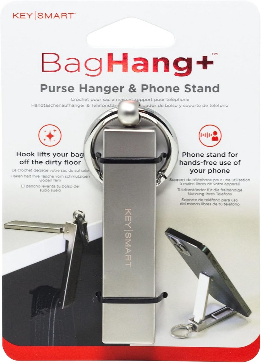 Multifunctionele Tas Hanger en Telefoonstandaard voor Tafel