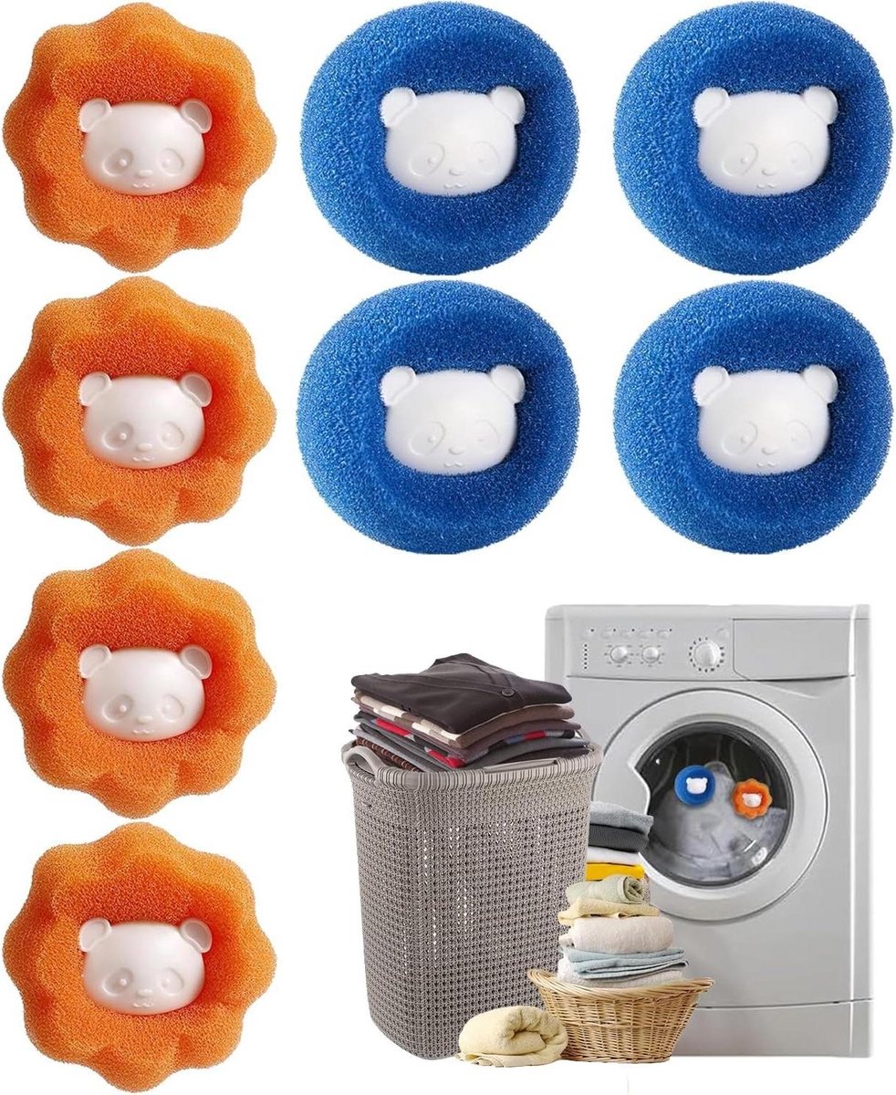 Dierenhaarverwijderaar voor wasmachine - Pluisballen - Pluisverwijderaar - Haarvanger - Wasmachine accessoire tegen haren - Pluisvanger voor kleding en beddengoed - Meerkleurig