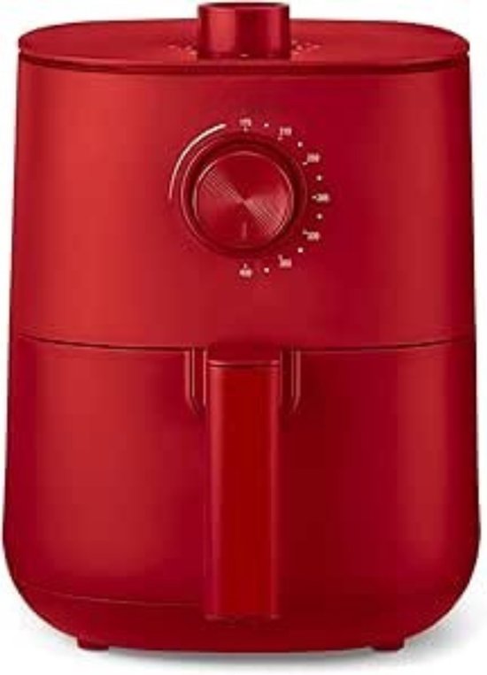 Aurixi® Mini Airfryer - Heteluchtfriteuse - Friteuse - Heteluchtfriteuse - Anti-aanbaklaag - Rood - 23cm x 29cm x 30cm