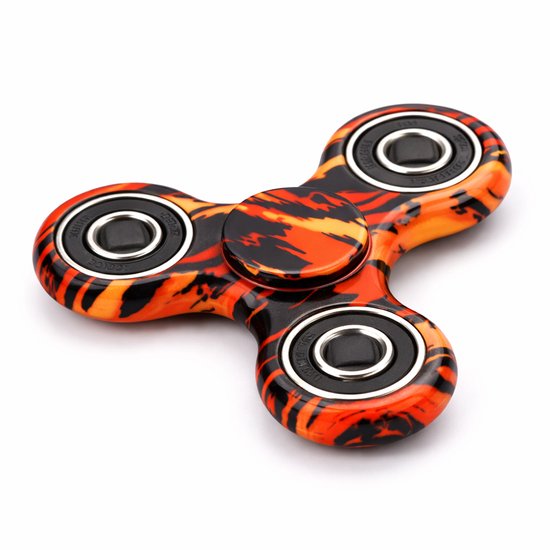 Fidget spinner 'Fireplace' - Langdurige spin - Hoogwaardig merk Hand spinner - Uniek design!