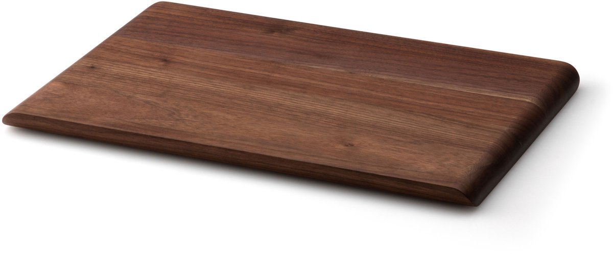 Continenta snijplank, keukenplank, houten plank, serveerplank, walnoothout, 36 x 24 cm, 4222