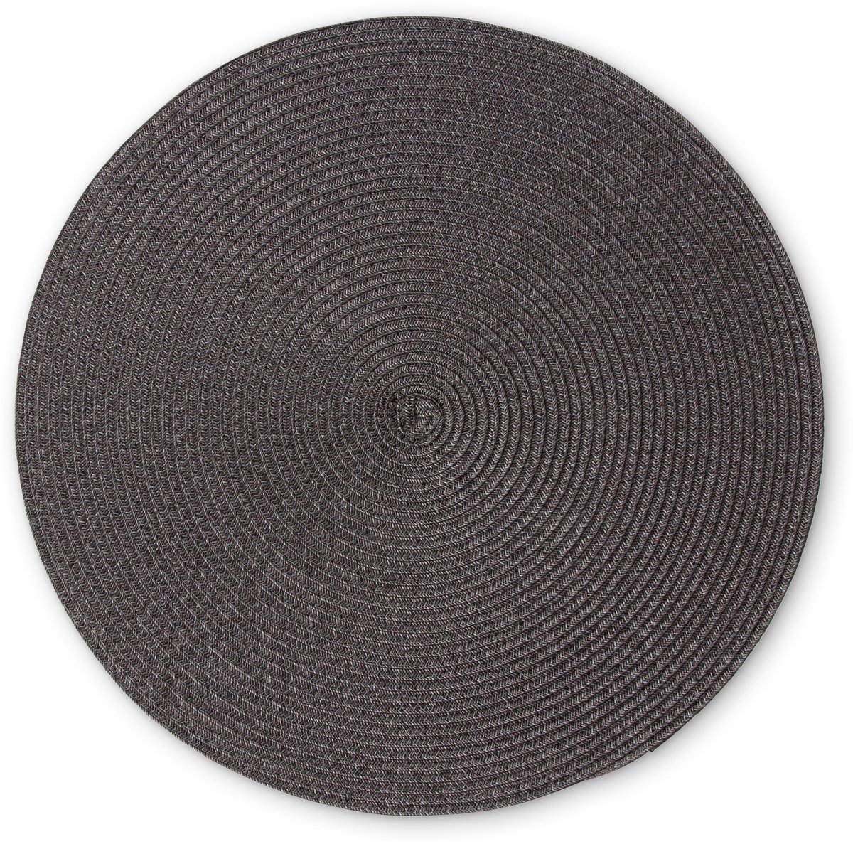 Continenta placemat rond, placemat, onderzetter, kunststof, Ø 38 cm, antraciet, 6620