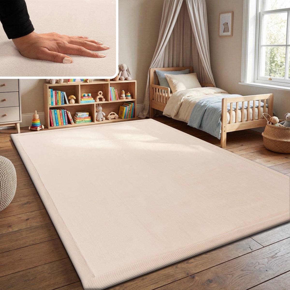 Paco Home Tapijt Voor Kinderen Vloerkleed Kinderkamer Zacht Antislip Modern 100x200 cm