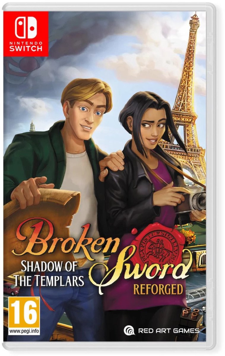 Red Art Games Broken Sword - Shadow of the Templars: Reforged Standaard Nintendo Switch