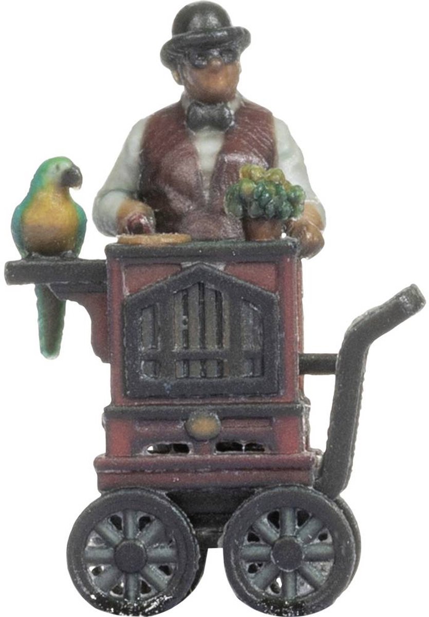 NOCH 10418 H0 Draaiorgelman figuren Geverfd, Staand