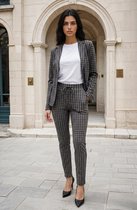 MI PIACE - Travel Blazer Houndstooth Print 202015 Falcon - Maat : XS