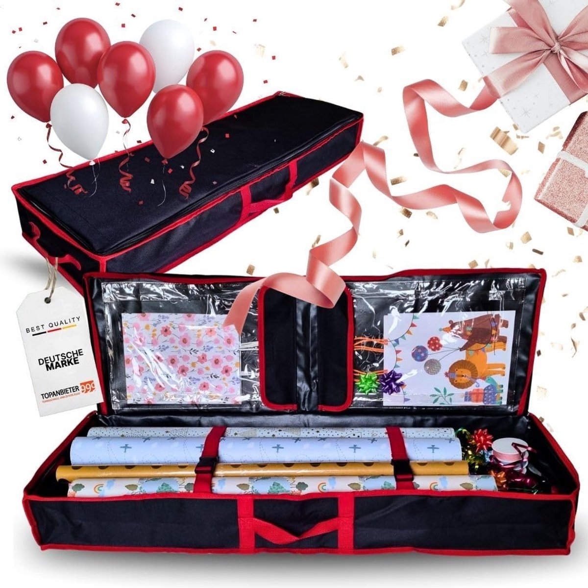 Waterdichte Opbergtas voor Cadeaupapierrollen en Accessoires