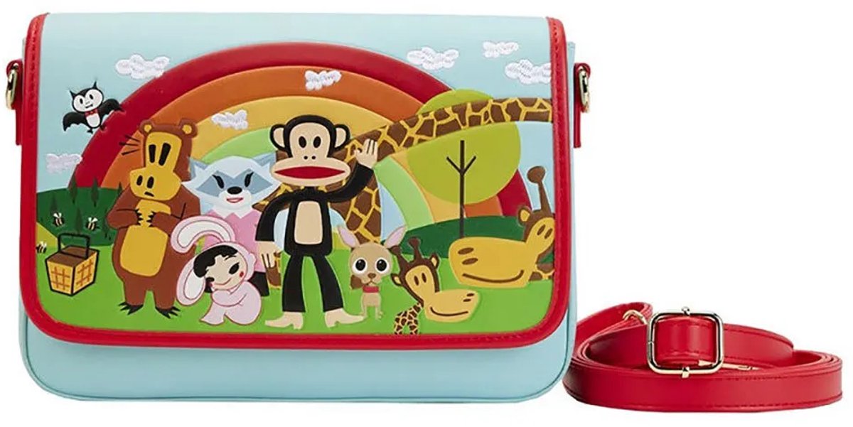 Loungefly Paul Frank Rainbow Schoudertas Veelkleurig