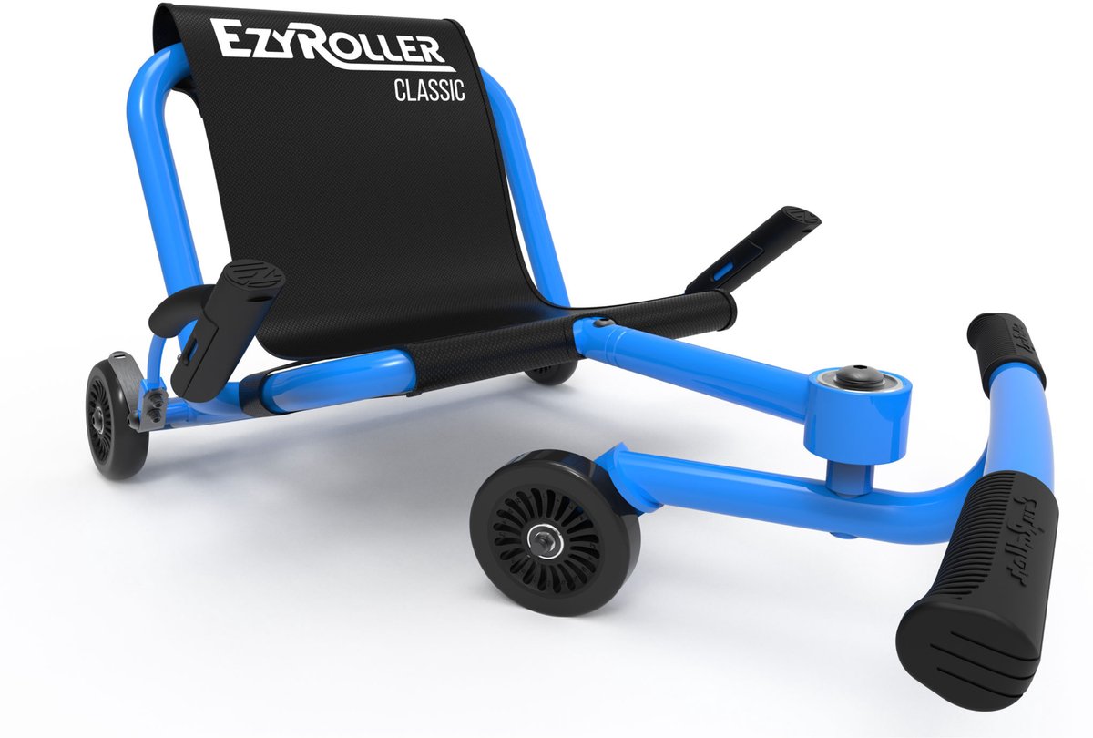 Bol.com EzyRoller Classic skelter - Waveroller voor kinderen 4 tot 14 jaar of 99 tot 137 cm - Verstelbare driewieler - Blauw aanbieding