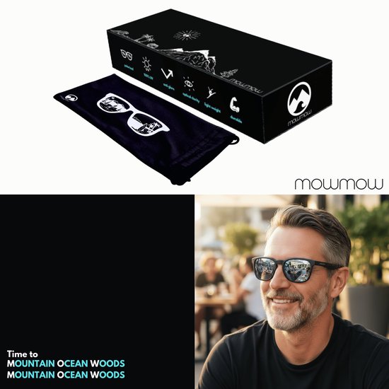 MowMow Solstice Zonnebril - Gepolariseerd - Heren - Dames - Bruin frame van MowMow — afbeelding 4