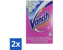 2 x Vanish Gordijnen - Waspoeder - Voor Gordijnen & Vitrage - 10 Wasbeurten - Gordijn Schoonmaken - Gordijnen Wassen - Vitrage Reinigen - Vlekken Verwijderen Gordijnen - Waspoeder Gordijnen