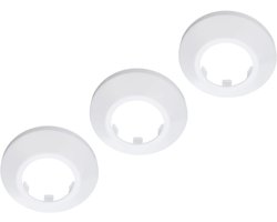 3 Stks Flens Waterpijp Cover Decoratie Plastic Rozet 1.34