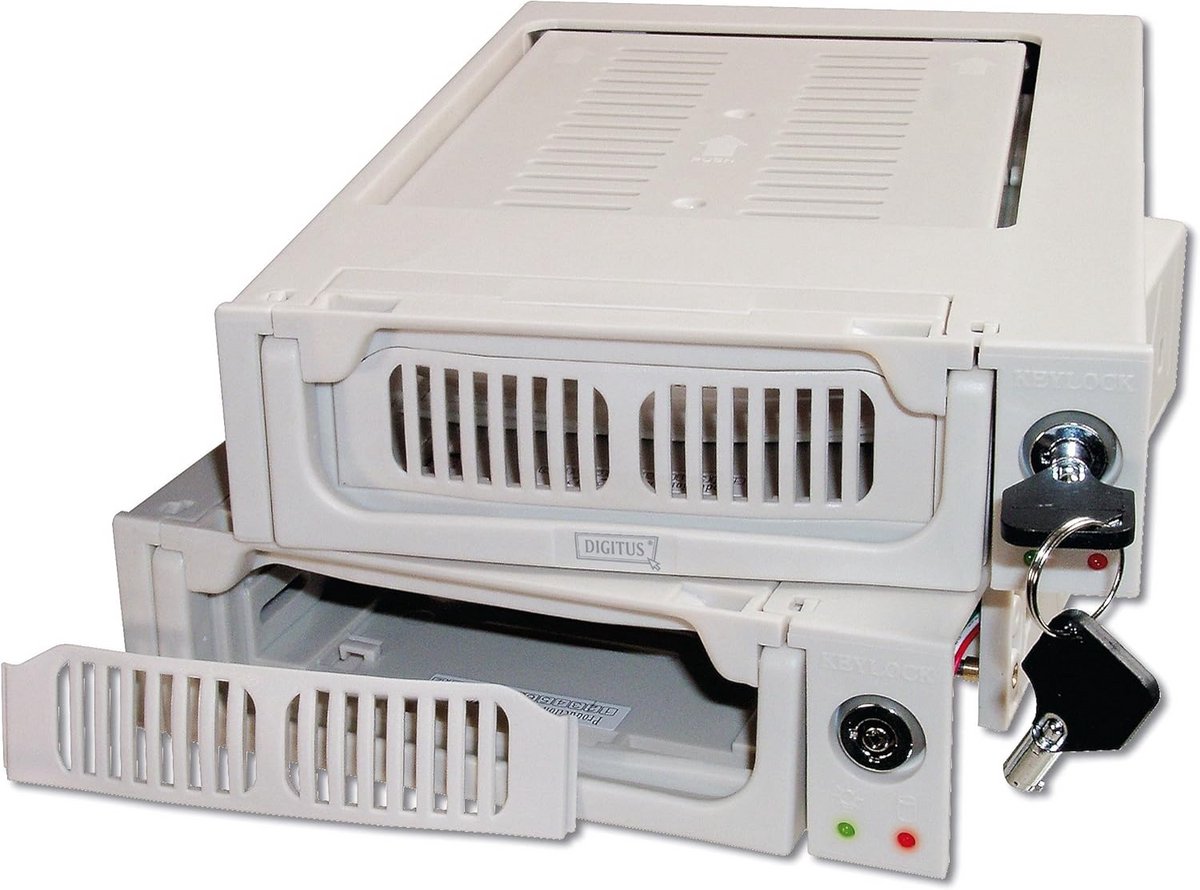 Mobiel Opslagrack voor 3.5 Inch Harde Schijf met Koelventilator