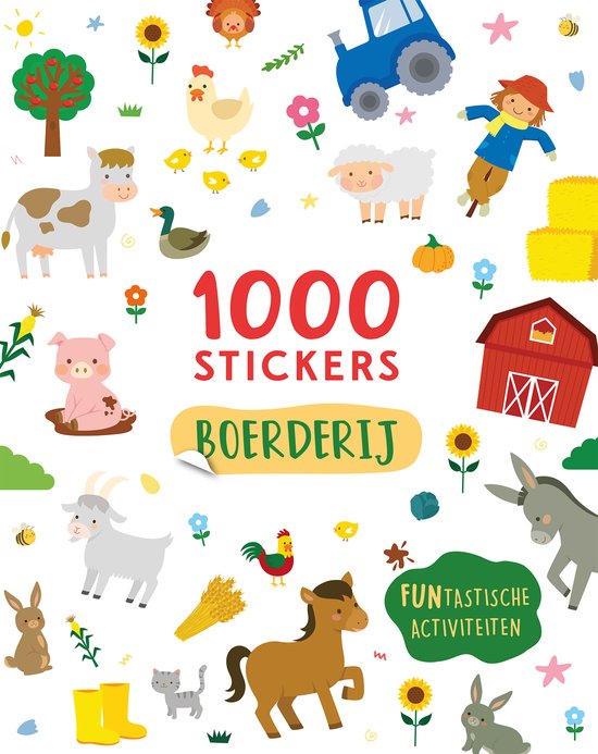 Boerderij - 1000 stickers - cover