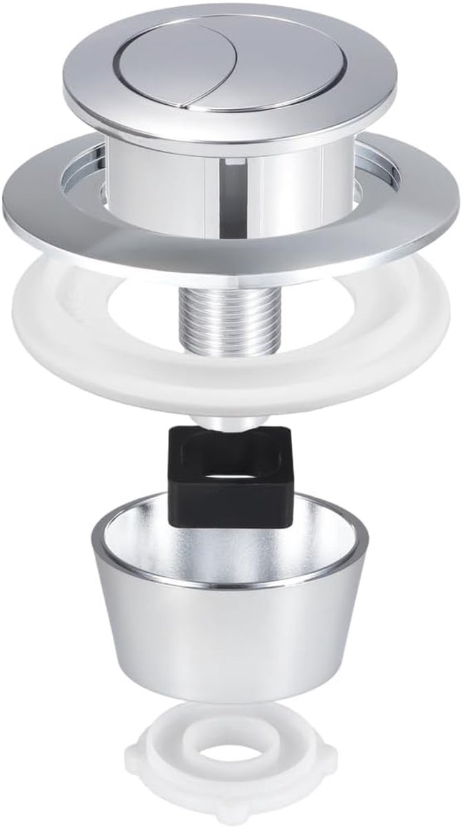 Toilet Spoelknop - Cisterne Knop - Badkamer Reparatie - Universele Compatibiliteit - 5 x 5 x 5 cm