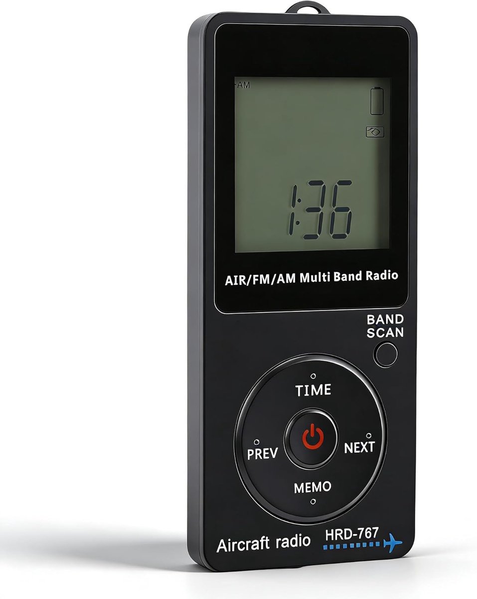 Draagbare Radio - AM FM Ontvanger - Reizen Kamperen - Tot 120 Stations - 12x8x4 cm