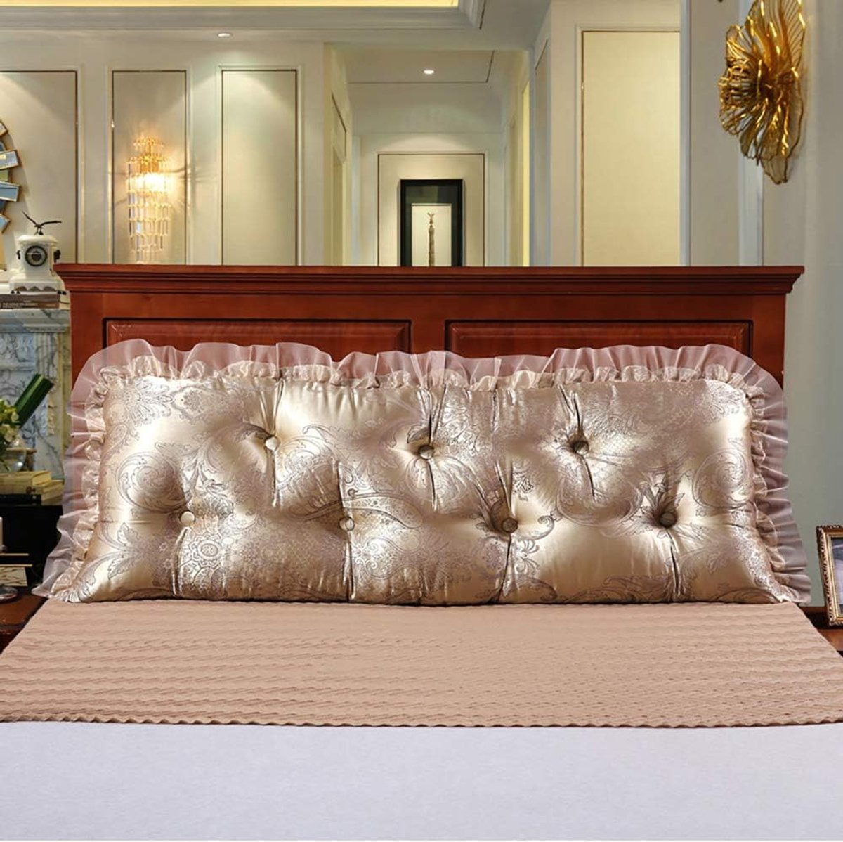 Leeskussen Bed - Steunkussen - Ontspannen Lezen - Afneembare Hoes - 100x50cm - Veelkleurig