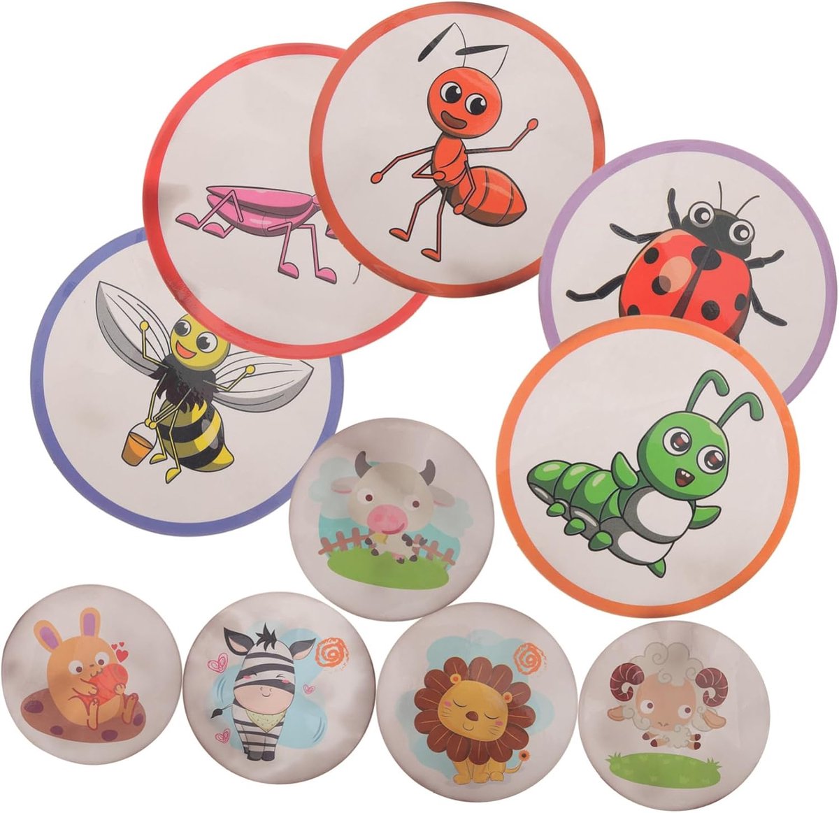 Potje Trainingsstickers - Zindelijkheid Stickers - Zindelijkheidstraining Kinderen - Verschijnt Bij Urinecontact - 7x7 cm - Diverse Kleuren