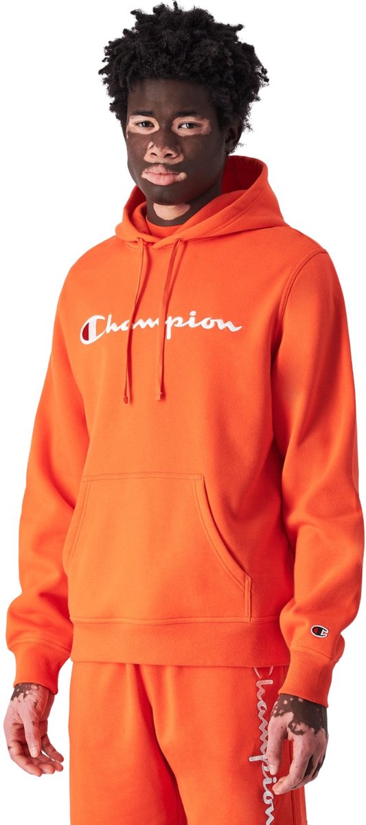 Champion Sweater Heren Hooded Oranje
