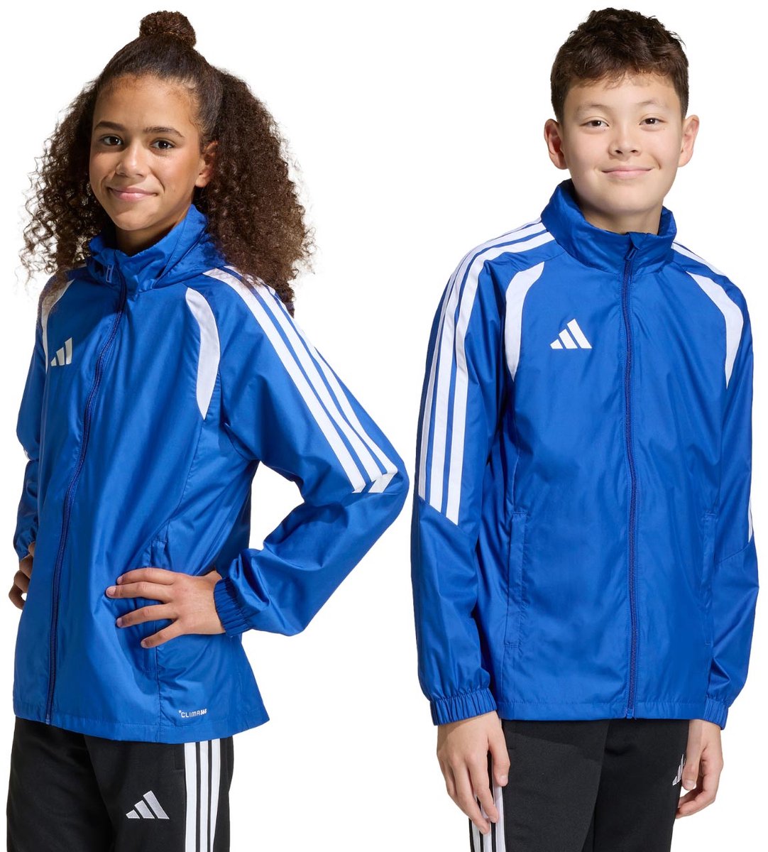 adidas Jas Kinderen Tiro 26 League Windbreaker Blauw - Maat 116cm