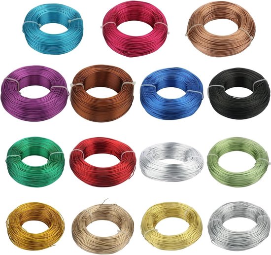 Aluminium Knutseldraad 2 Mm – 10 Meter, Zacht En Buigzaam – Ideaal Voor Sieraden En Modellen