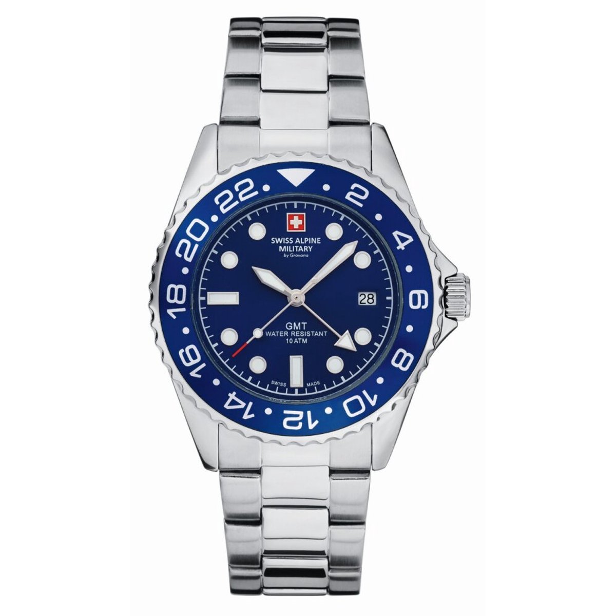 Swiss Alpine Military Master Diver GMT SAM7052.1135 mannen horloge