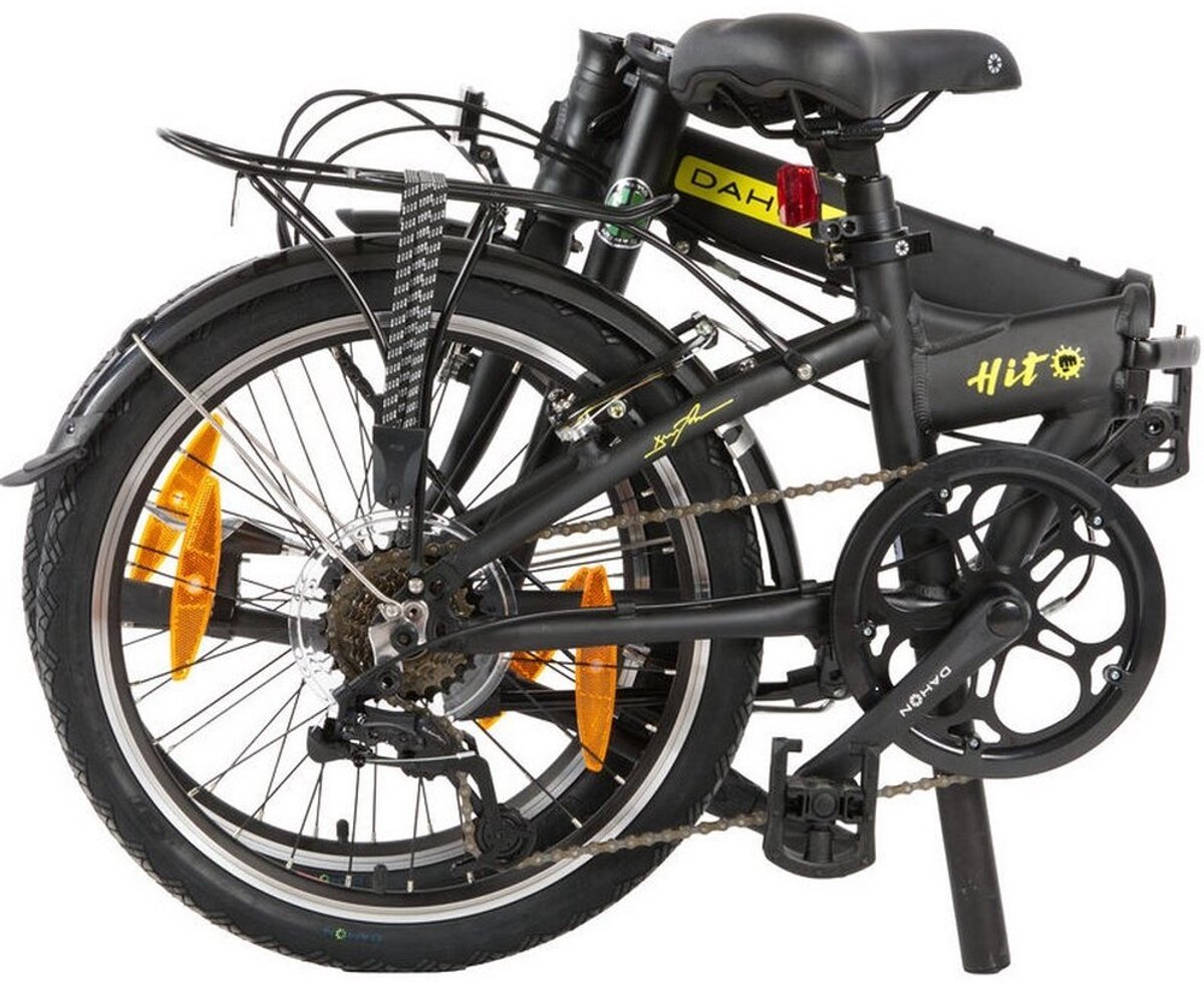 Dahon Hit D6 Pitch vouwfiets - 20 inch - 6 versnellingen - V-brake - matzwart
