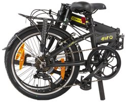 Dahon Hit D6 Pitch vouwfiets - 20 inch - 6 versnellingen - V-brake - matzwart