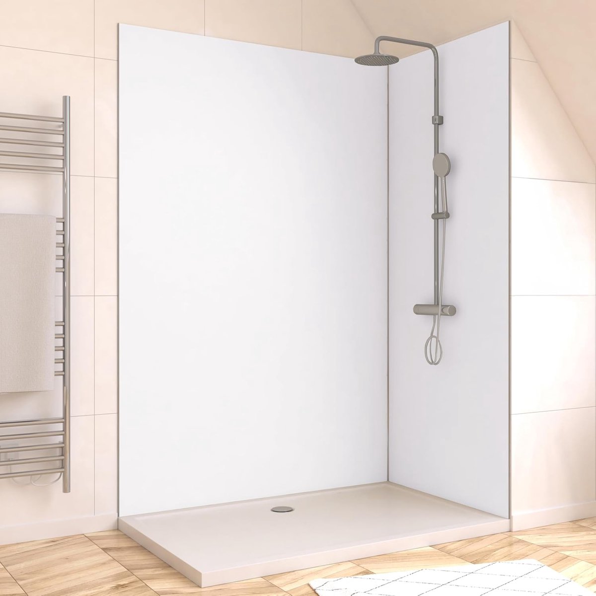 Wandpaneel - Douchewand Keukenwand - Snelle Renovatie - Voegloze Composietplaat - 90x210cm