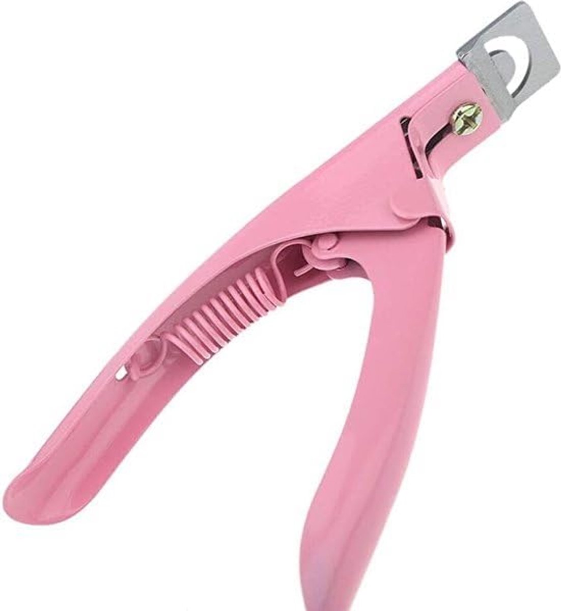Nageltip Knipper - Kunstnagel Schaar - Nail Styling - Scherpe Snede - 13 cm Lengte - Roze