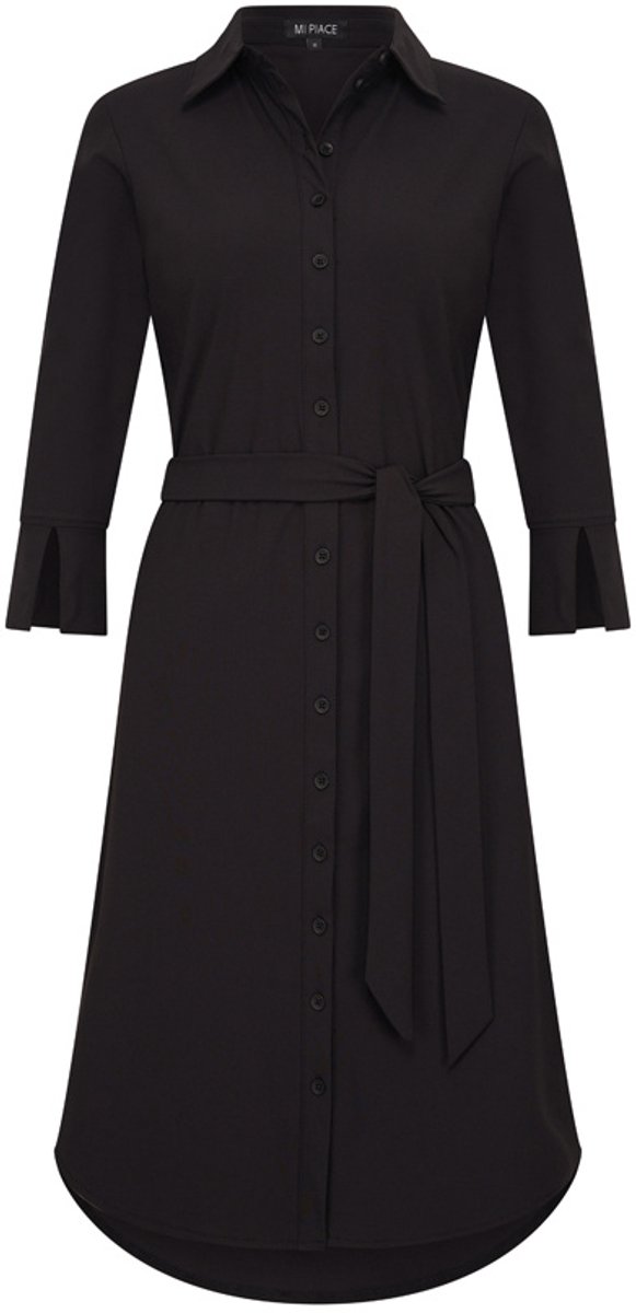 MI PIACE - Travel Jurk Uni Black 2092 - Maat : XL