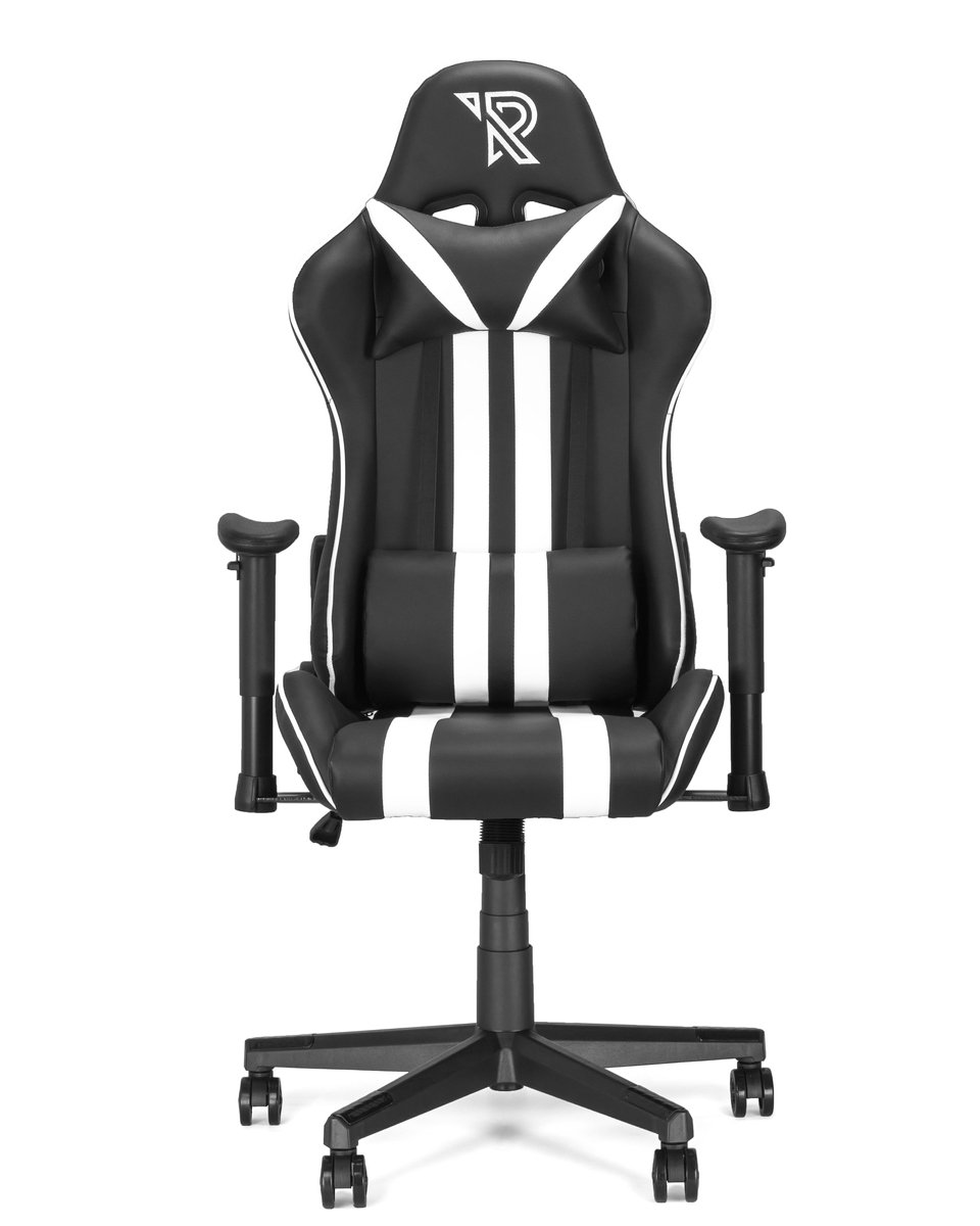 Ranqer Felix Gamestoel Ergonomisch Zwart/Wit Verstelbaar - Ranqer - €129,00