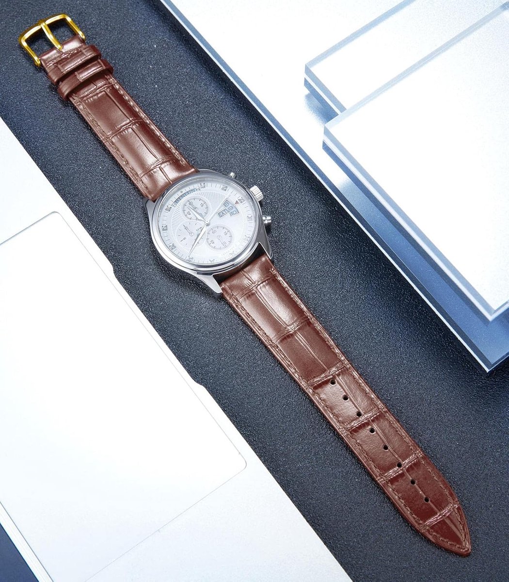 Horlogeband Leer - Vervangende Band - Dagelijks Gebruik - Snelle Verwisseling - 12-24mm Maten - 10 Kleuren