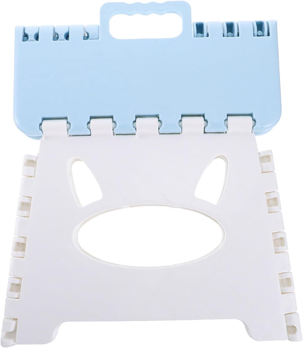 Kinder Krukje - Opstapje Stevig - Thuis Buiten - Compact Opvouwbaar - Lichtgewicht 413g - Blauw
