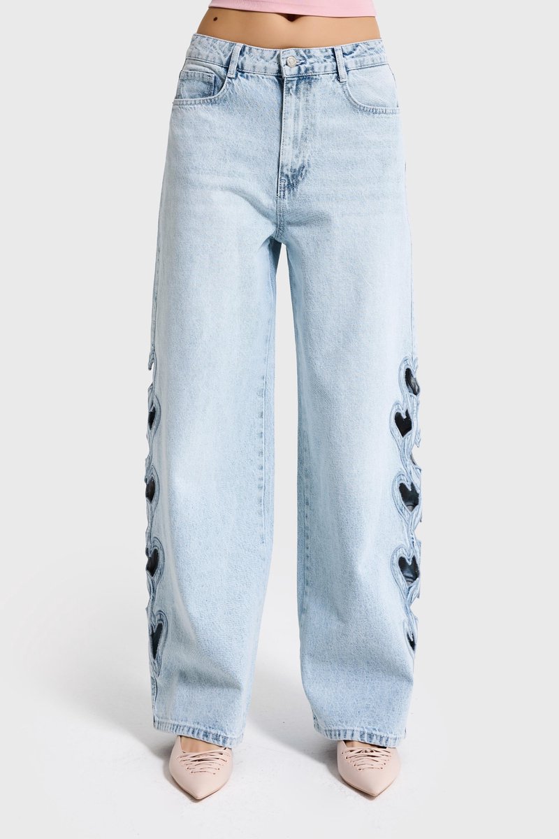 It's Basic - SUPER BAGGY LOW RISE JEANS