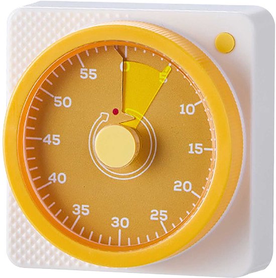 Mechanische afteltimer, geschikt voor huishoudelijke taken, koken...