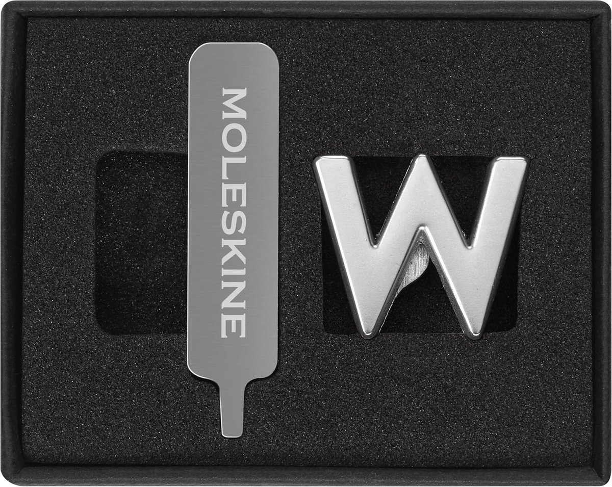 Pen voor Notitieboek - Personaliseerbaar Accessoire - Agenda Versieren - Bevestiging aan Elastiek - 1.8 x 0.5 cm - Mat Zilver