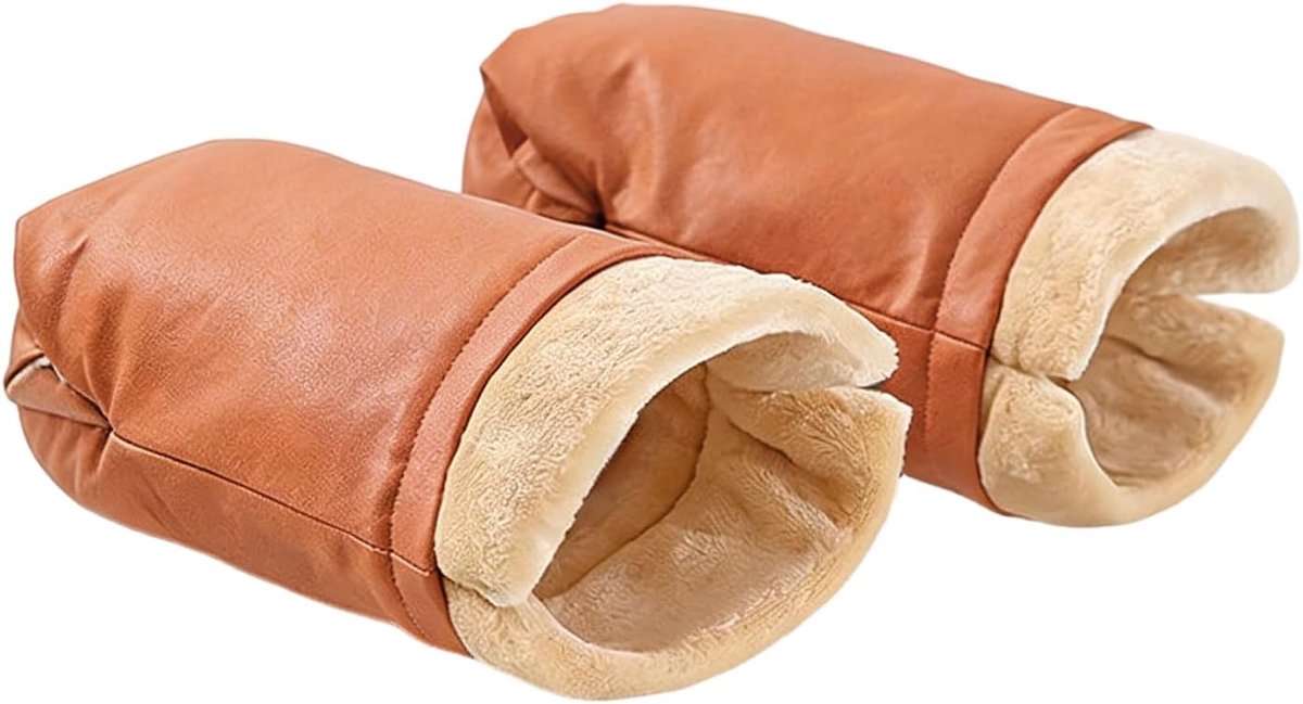 Kinderwagen Handmof - Warme Kinderwagen Accessoires - Buiten Wandelen - Waterdicht Winddicht - 26 x 20 cm - Oranje