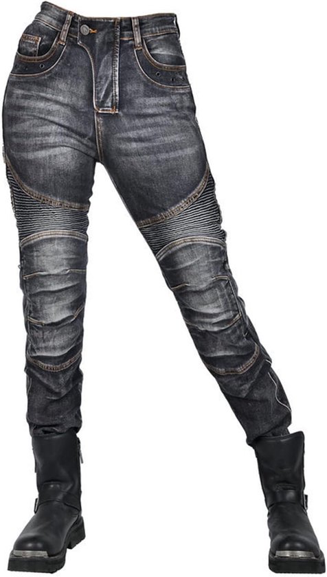 Dames Motorbroek - Kevlar Bescherming - Motorrijden - Verwijderbaar Pantser - Verschillende Maten