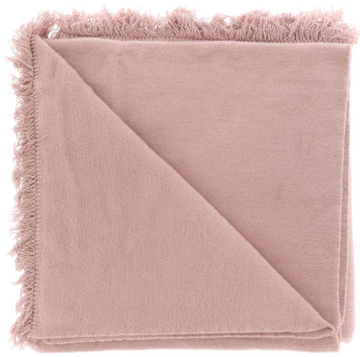 Unique Living Plaid Nomi 150x200cm Old Pink Roze