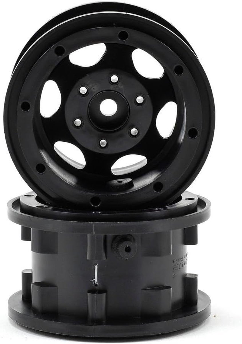 RC Wielen Set - Beadlock Velgen - Off-Road Rijden - Luchtdruk Aanpasbaar - 2.2 Inch - Zwart