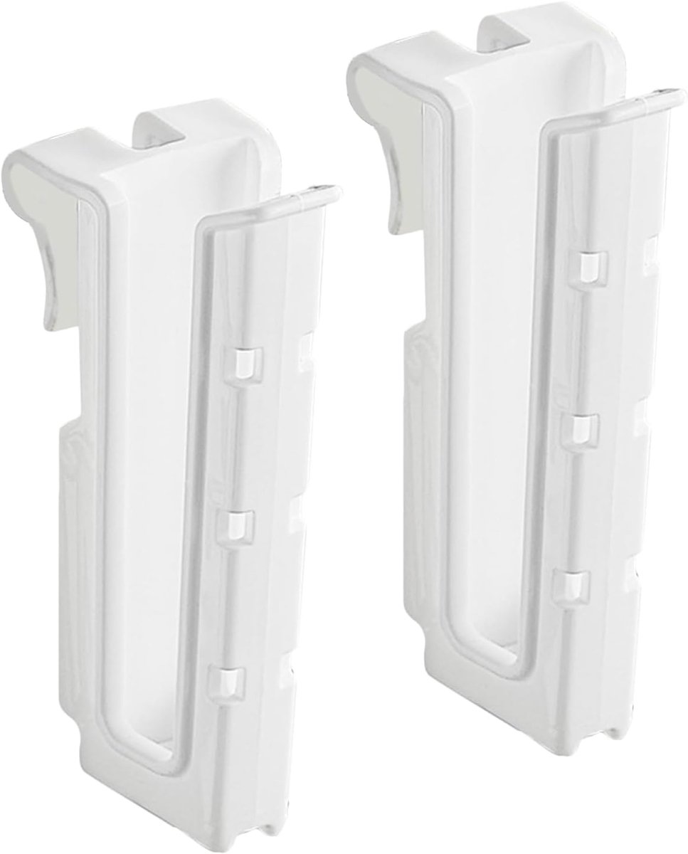 Beker Opberghaken - Keuken Organizer - Koffiekopjes Drogen - Set van 2 - 9.5 x 4.6 cm - Wit