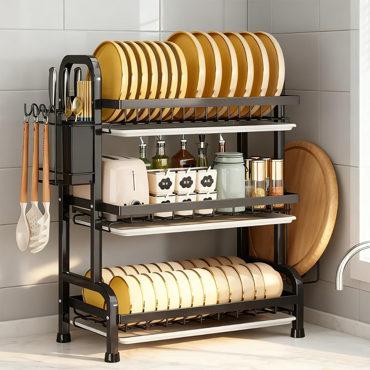 CLVP® Keukenrek Organizer - Aanrecht - Staand