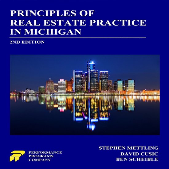 Principles of Real Estate Practice in Michigan - cover