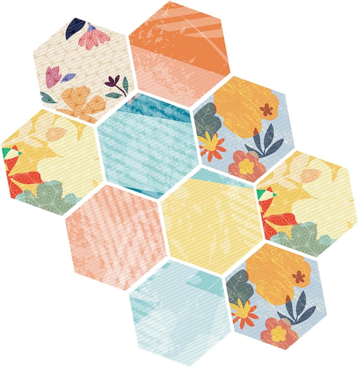 Antislip Vloersticker - Hexagon Tegelstickers - Badkamer Keuken Decoratie - Zelfklevend Wa