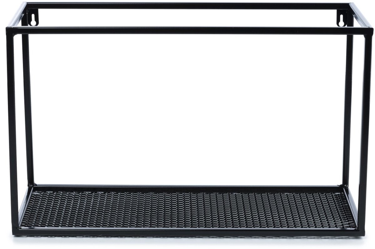 LoftRack Classic - Wandplank - Modern loftdesign - Staalconstructie - Zwart - 50 cm