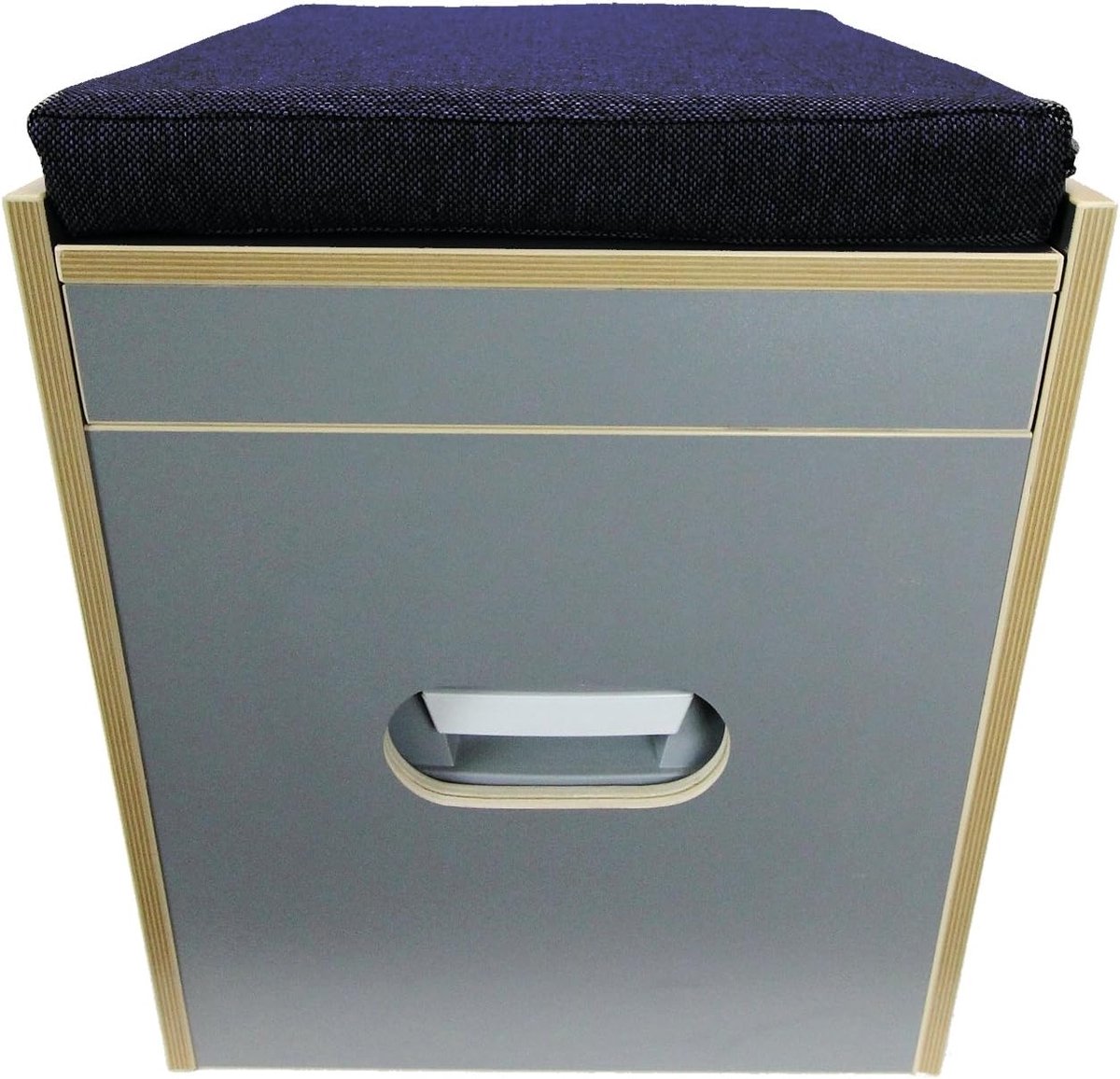 Toiletkruk - Portabel Toilet - Kamperen en Reizen - Inclusief Kussen - 46 x 415 x 395 cm - Grijs