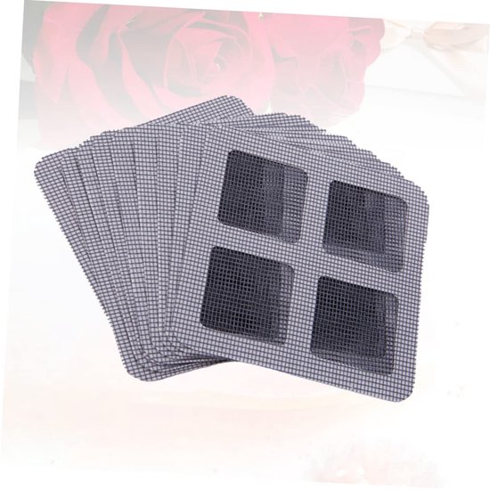 Horren Reparatie - Gaas Stickers - Gaten Dichten - Zelfklevend Gemak - 10x10cm - Zoals Getoond van Merkloos — afbeelding 4