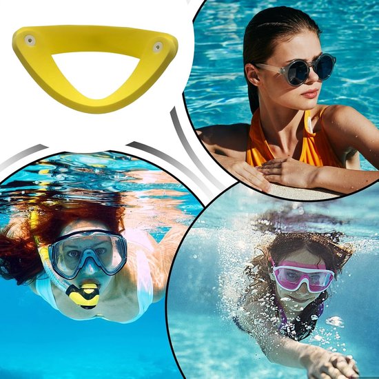 Zwembadstoel Schuim - Waterstoel Drijver - Ontspannen in Water - Niet Opblaasbaar - 60x6x4 cm - Geel — afbeelding 2